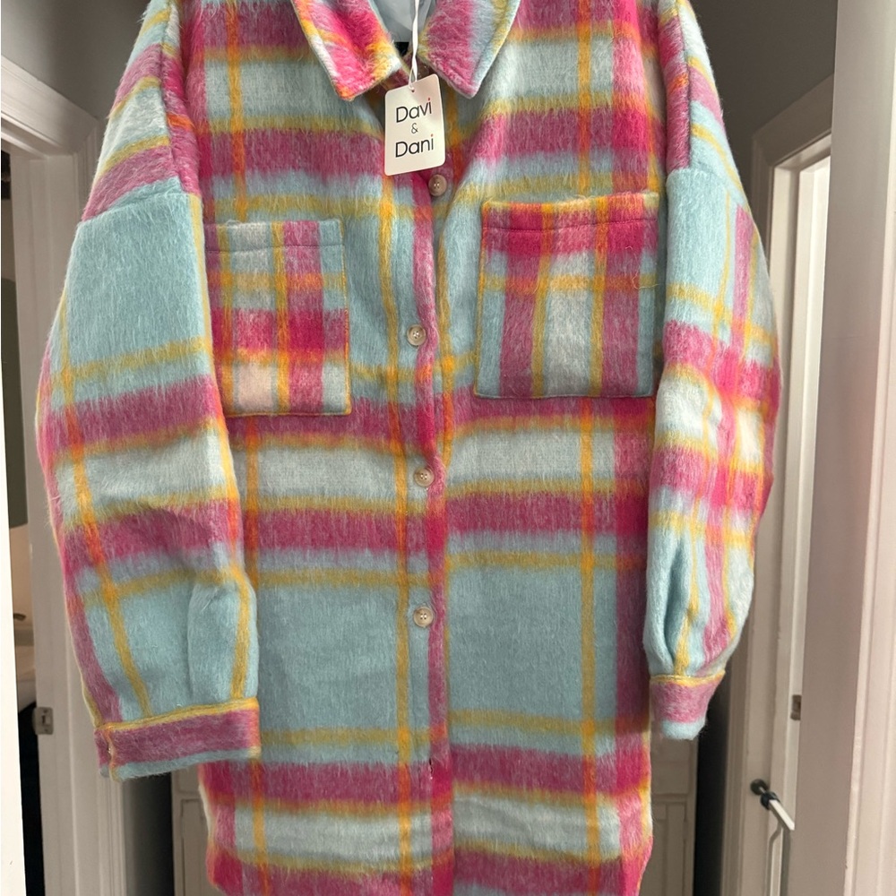 Davi & Dani Multicolor Fuzzy Jacket